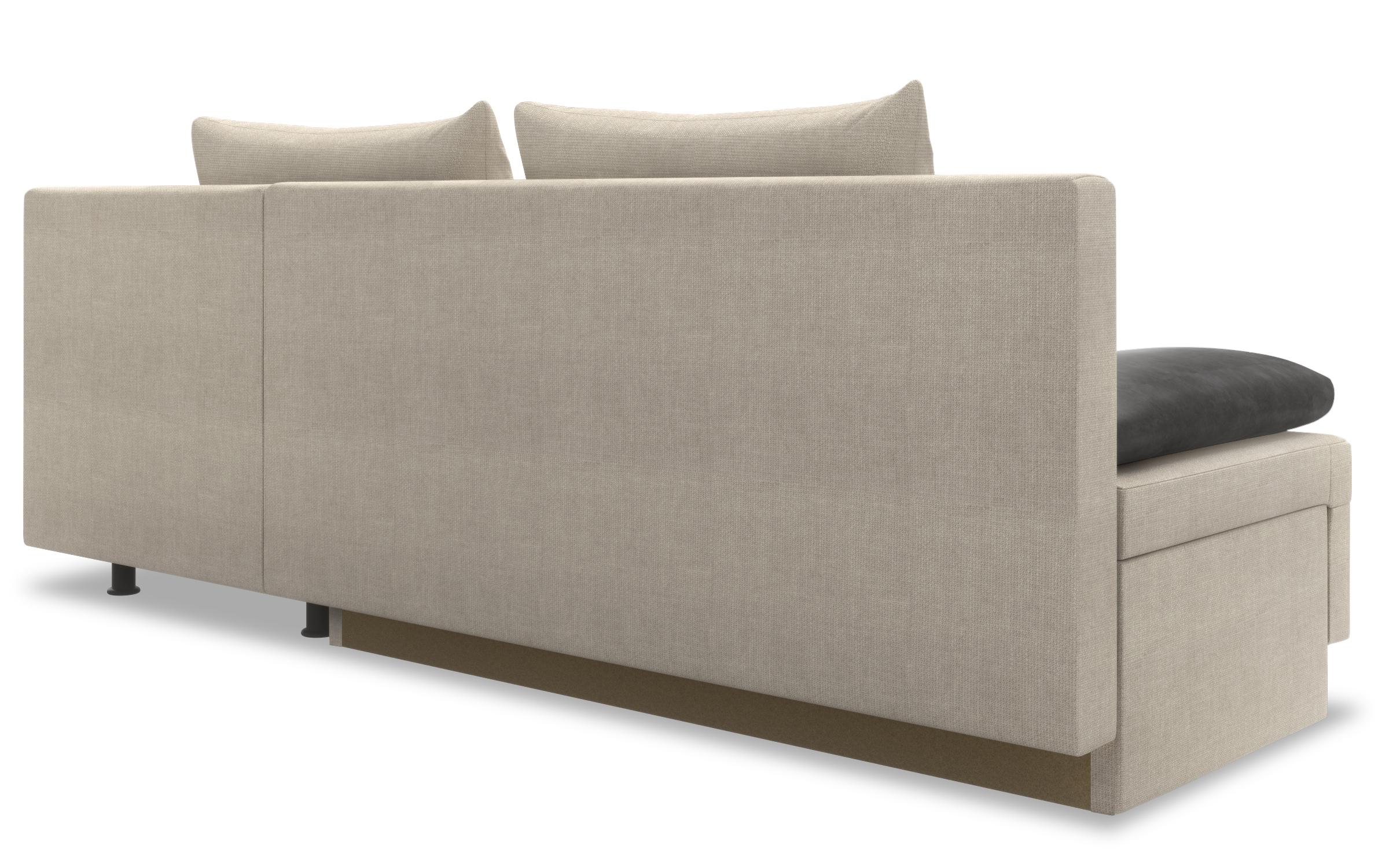 Extendable corner sofa Real Prime, beige + anthracite  7