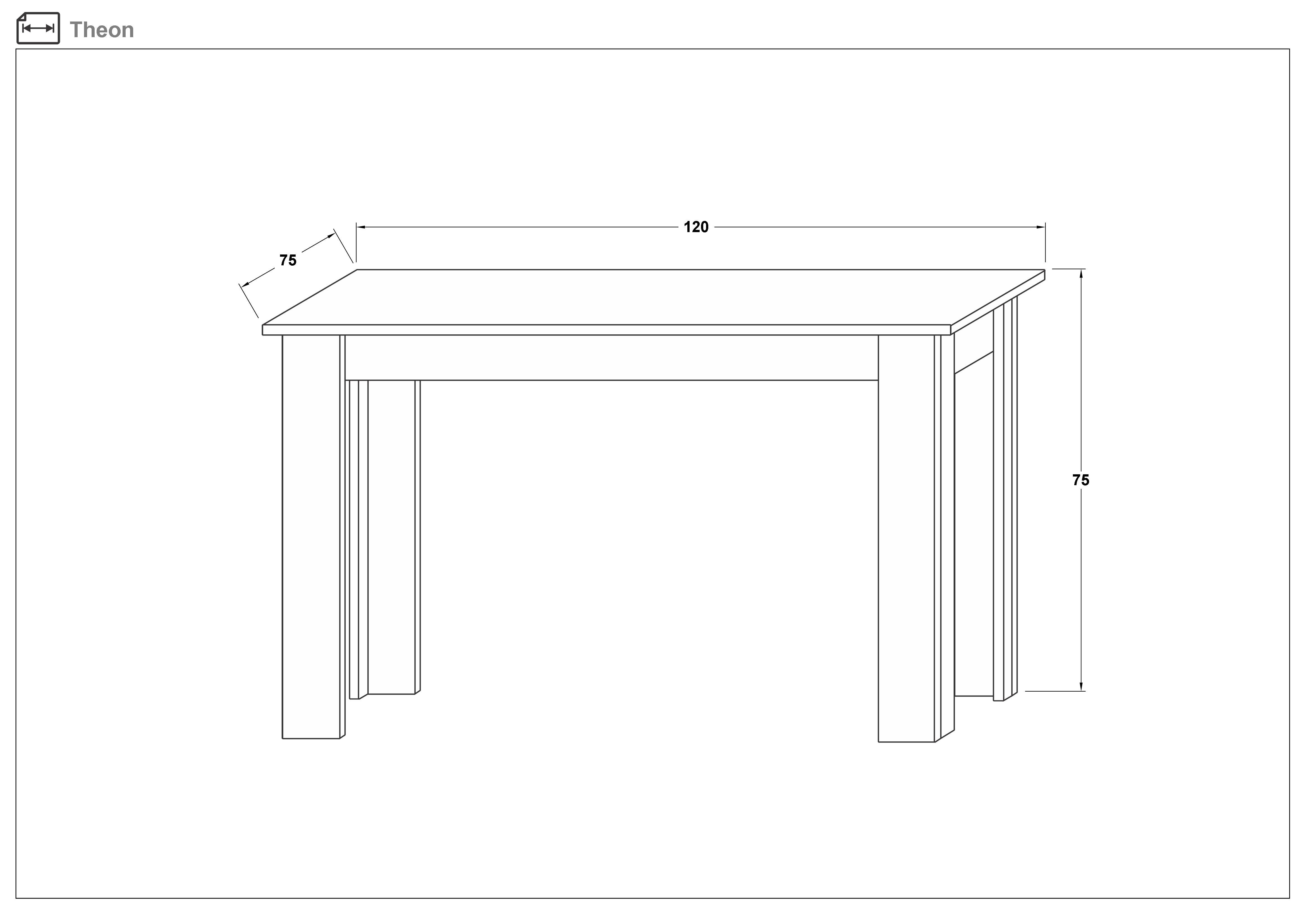 Dining table Theon, dark Scandinavian oak + Tunisia marble  2