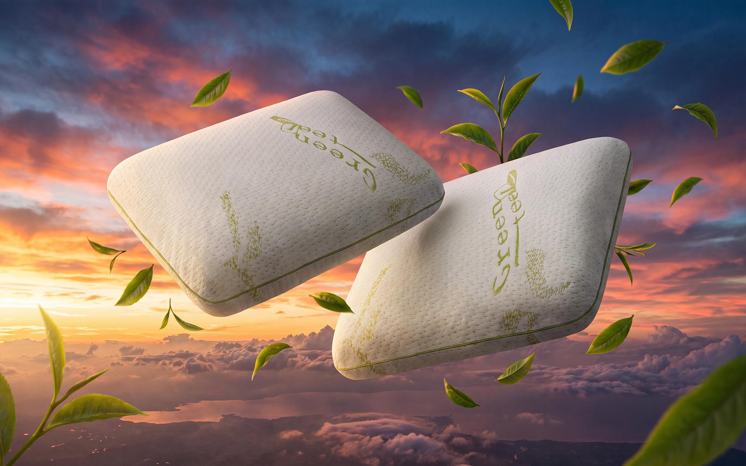 Комплект 2 бр. възглавница  60/40 Green Tea Massage,   1