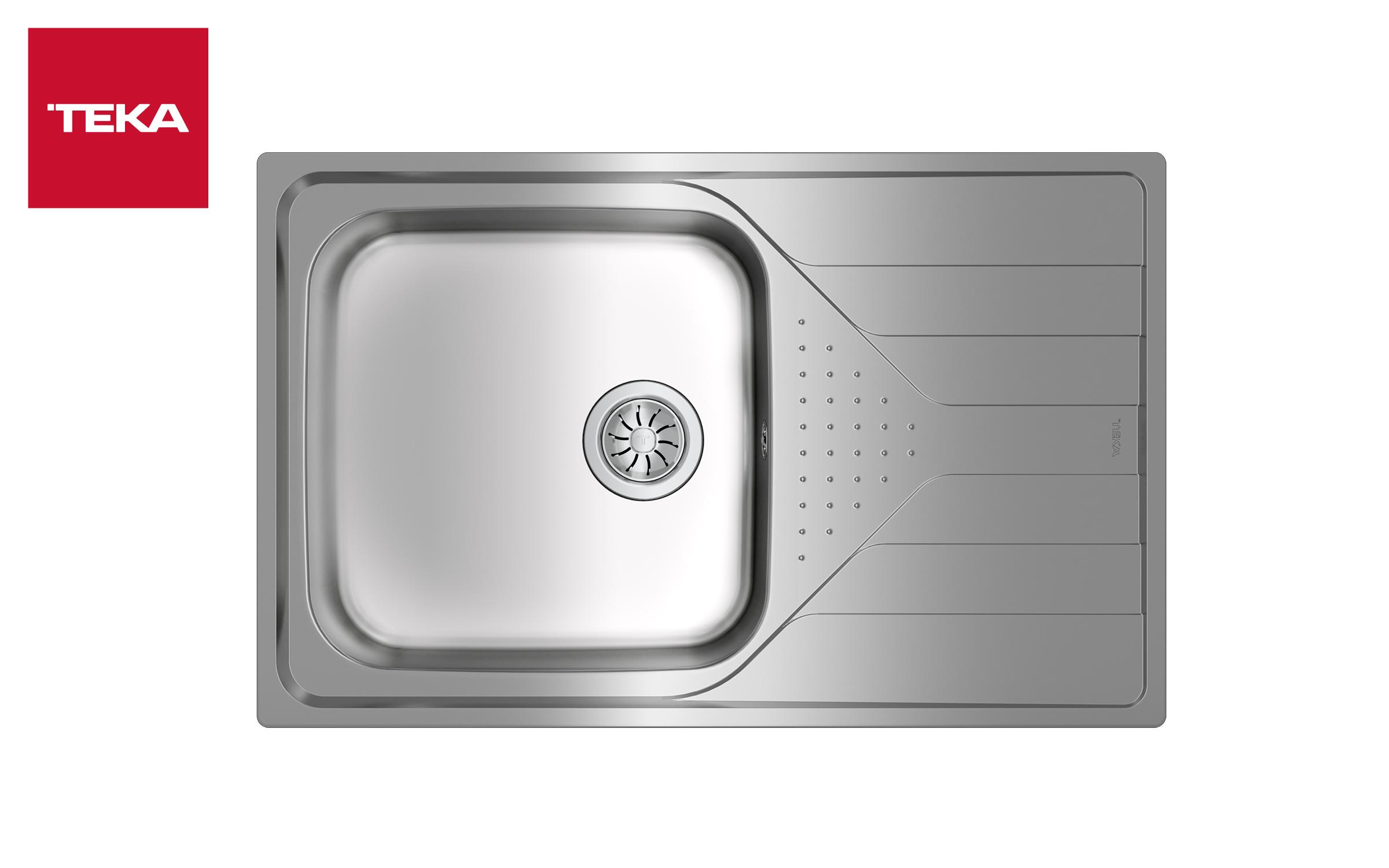 Built-in sink TEKA Universe 50 T-XP 1B 1D MAX, chrome  2