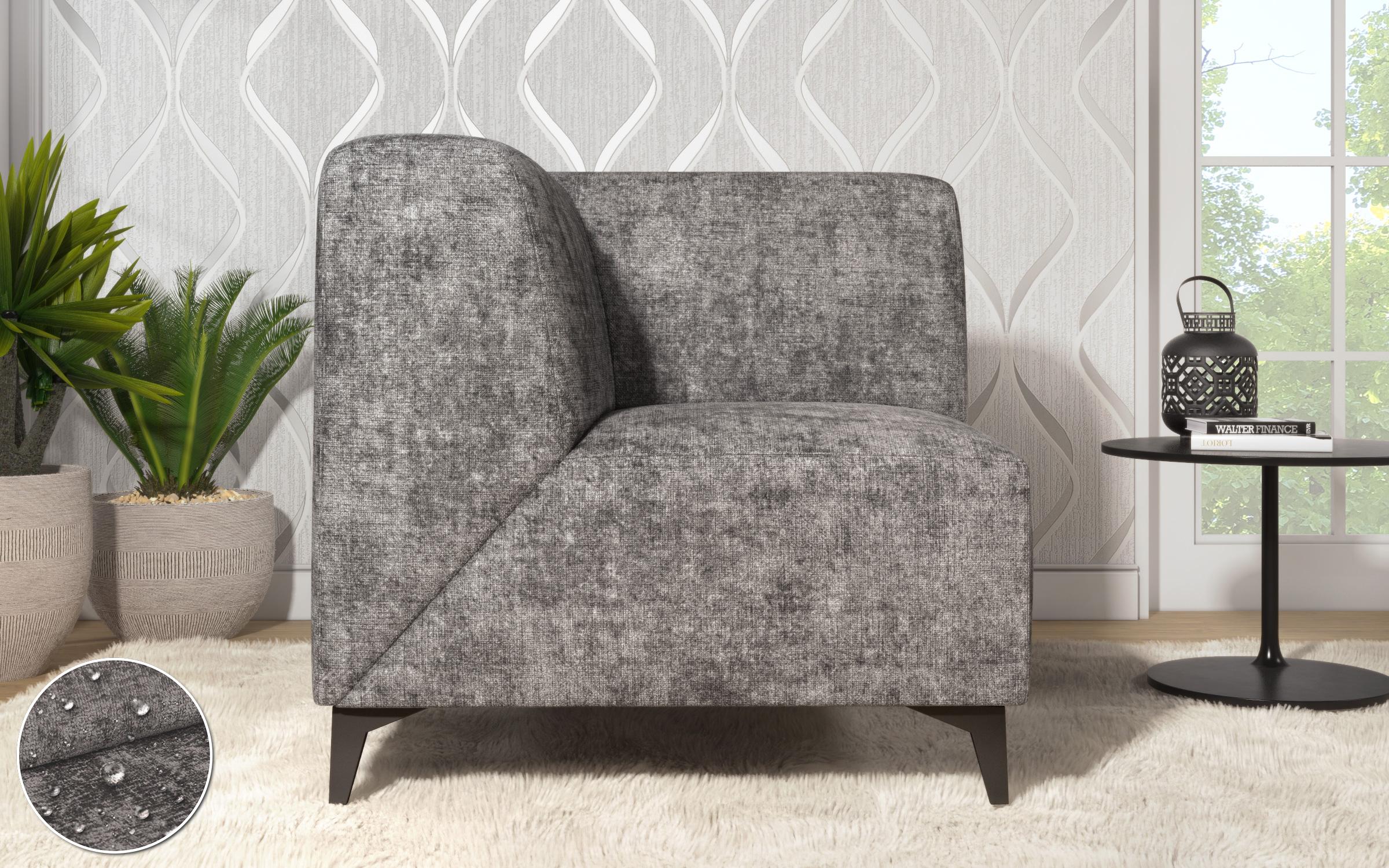 Armchair Aruba, dark grey  4