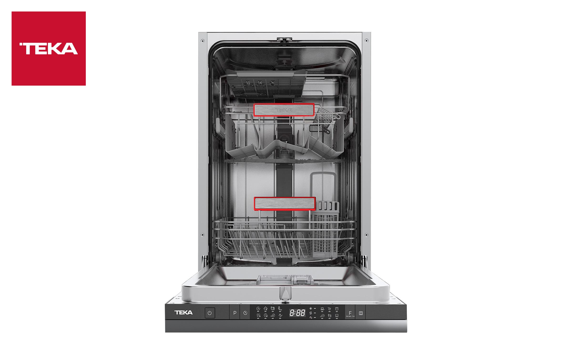 Built-in dishwasher TEKA DFI 44800, black  2