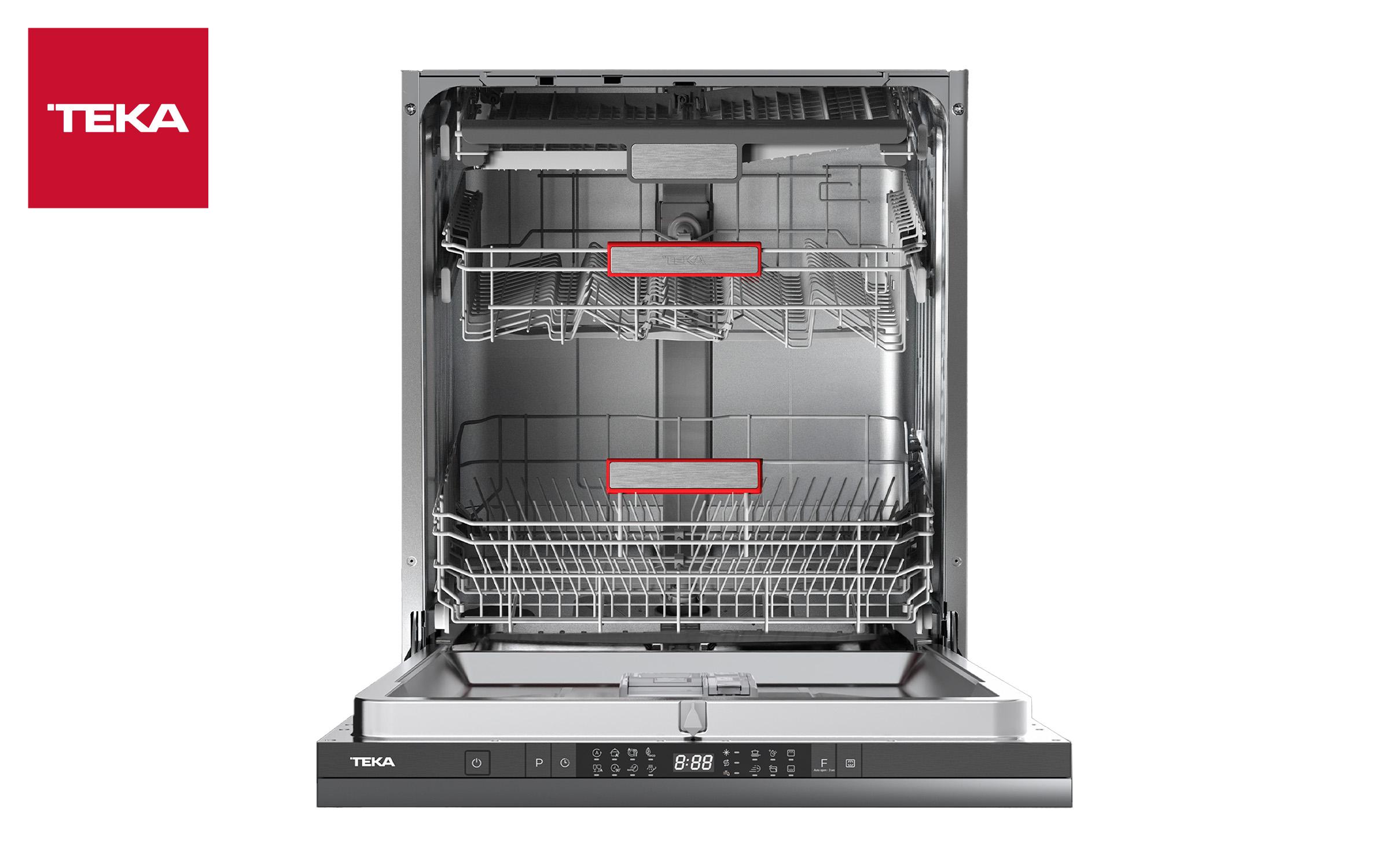 Built-in dishwasher TEKA DFI 46760, black  2