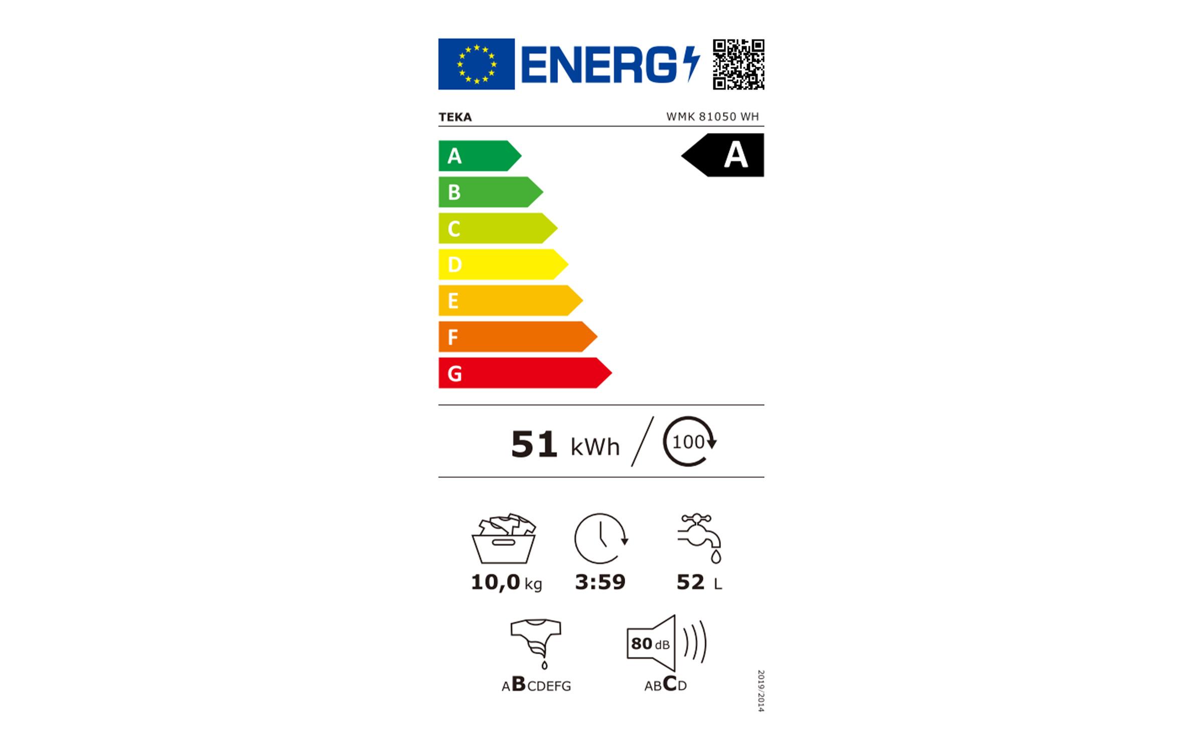 Freestanding washing machine TEKA AutoDose WMK 81050, white  6