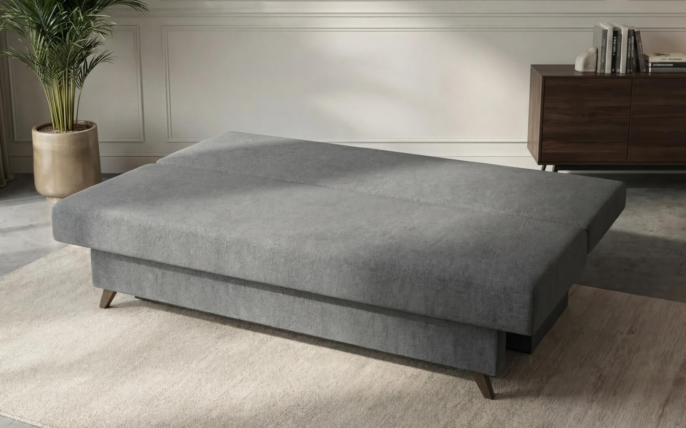 Extendable sofa Victorio, grey + dark grey  4