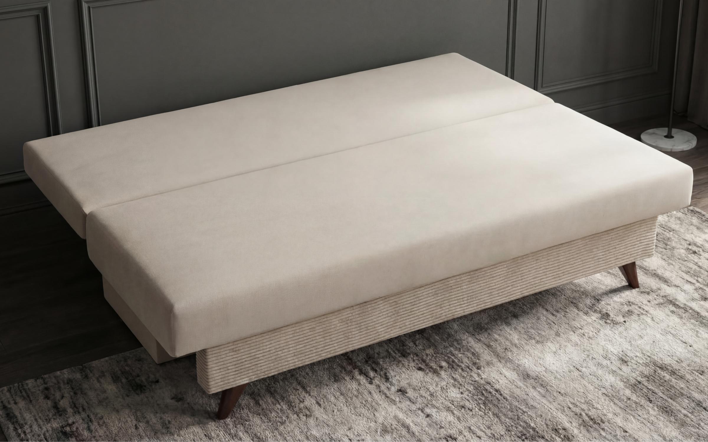 Раскладной диван Викторио, светло-бежевый  6
