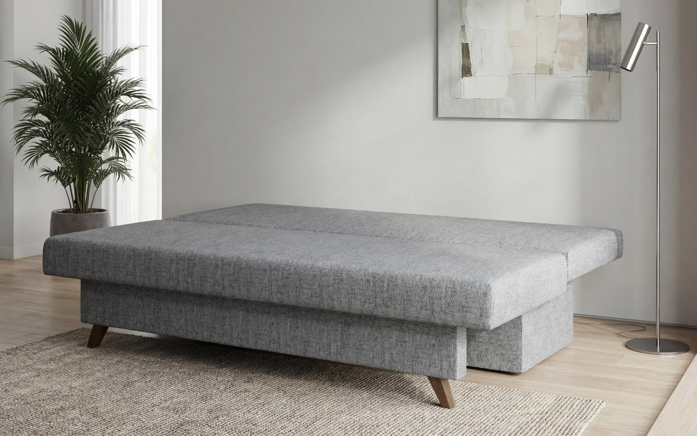 Extendable sofa Victorio, grey + brown  7