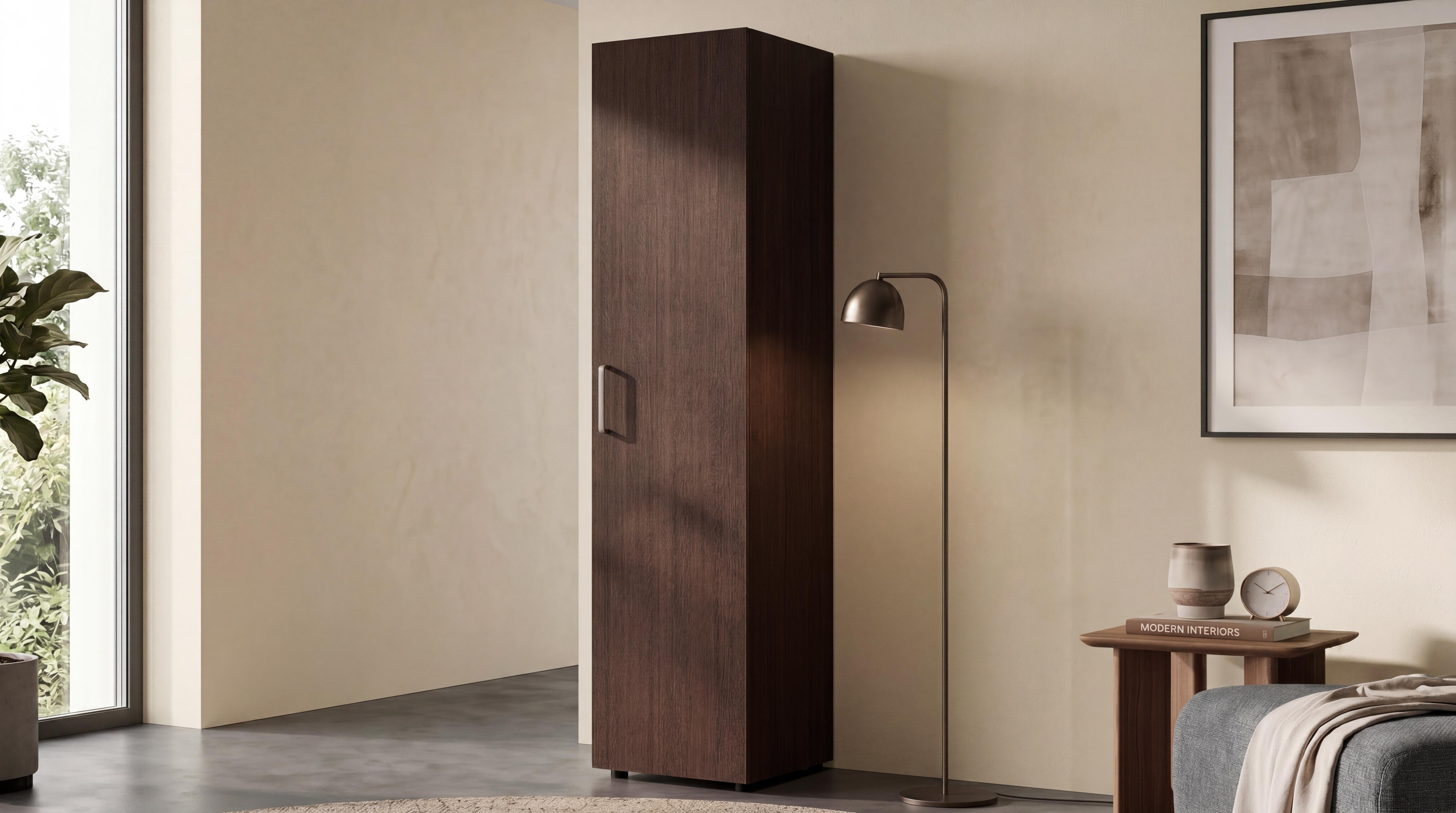 Wardrobe with shelves Massimo Compact 2, Wenge  1
