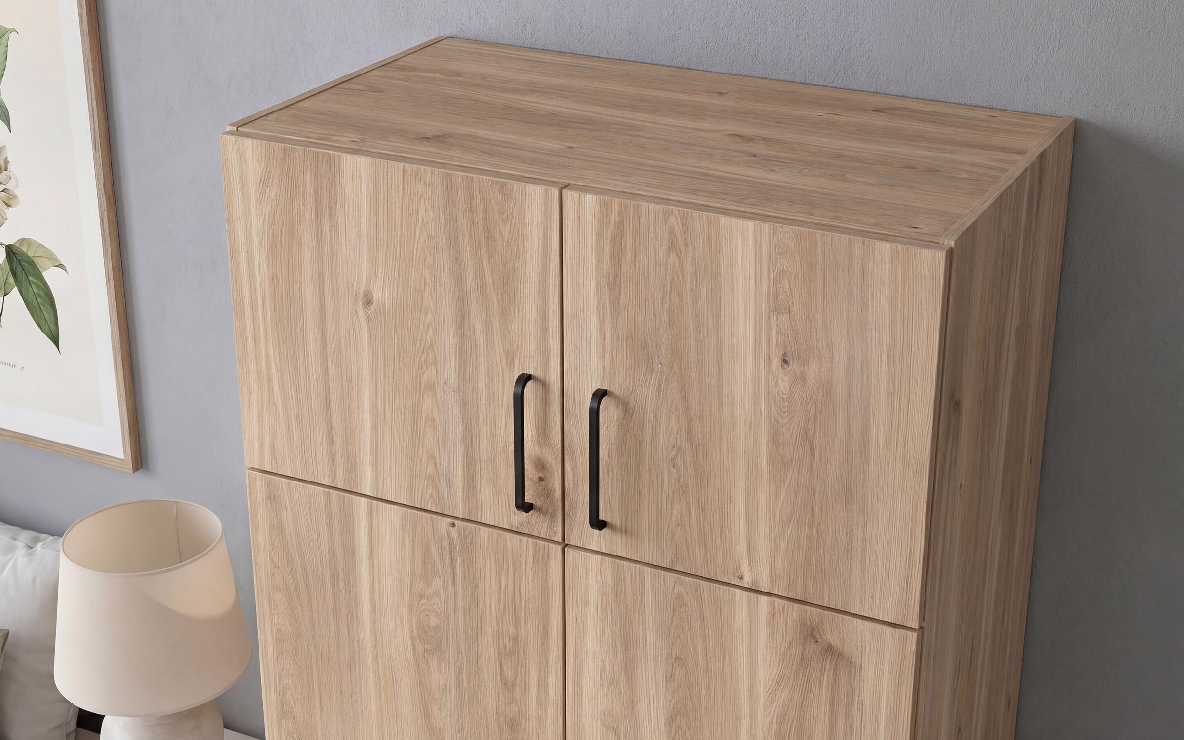 Upgrade for double-winged wardrobe Bruno and Massimo, honey Castello oak  1