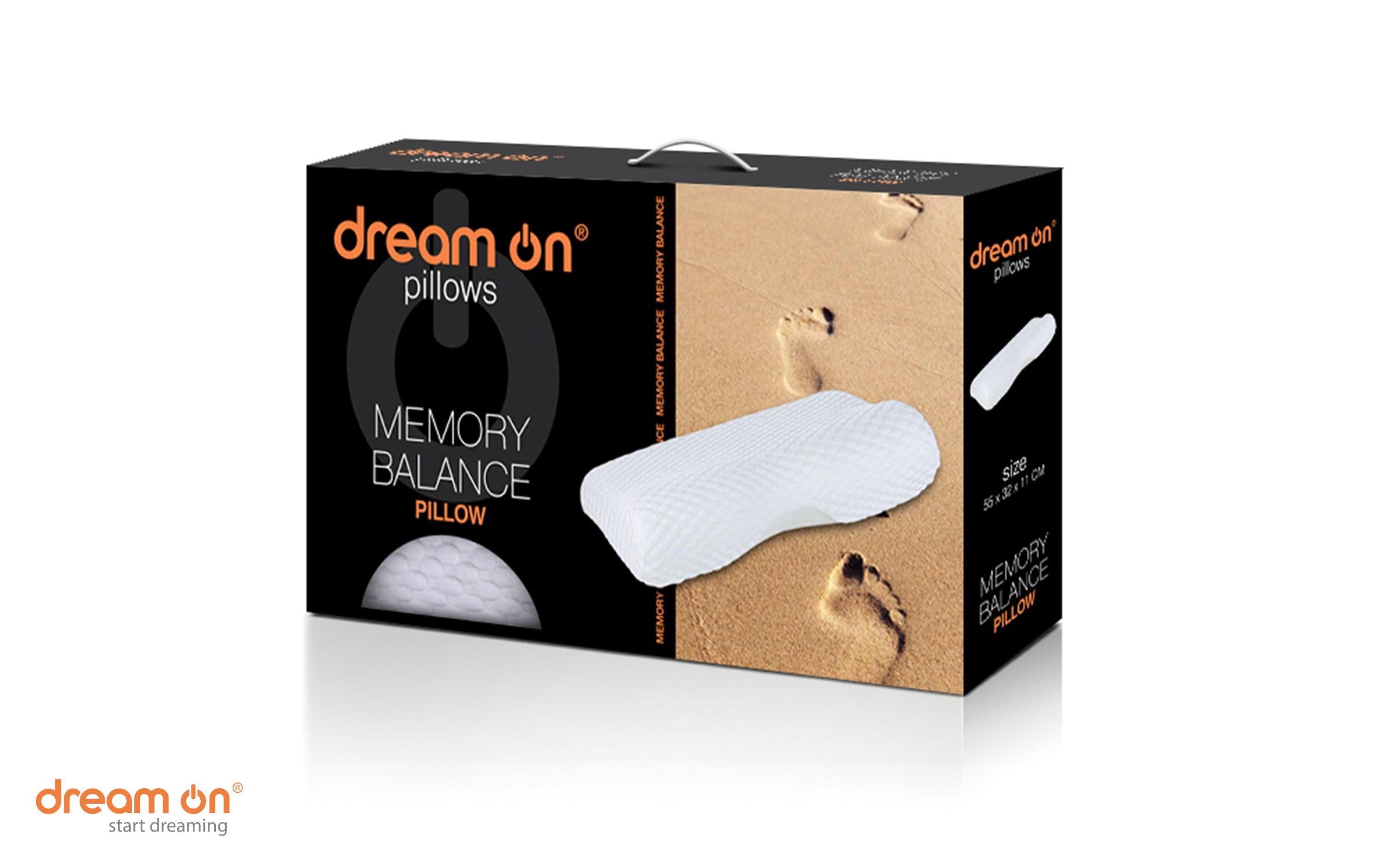 Pillow 55/32 Memory Balance, white  4