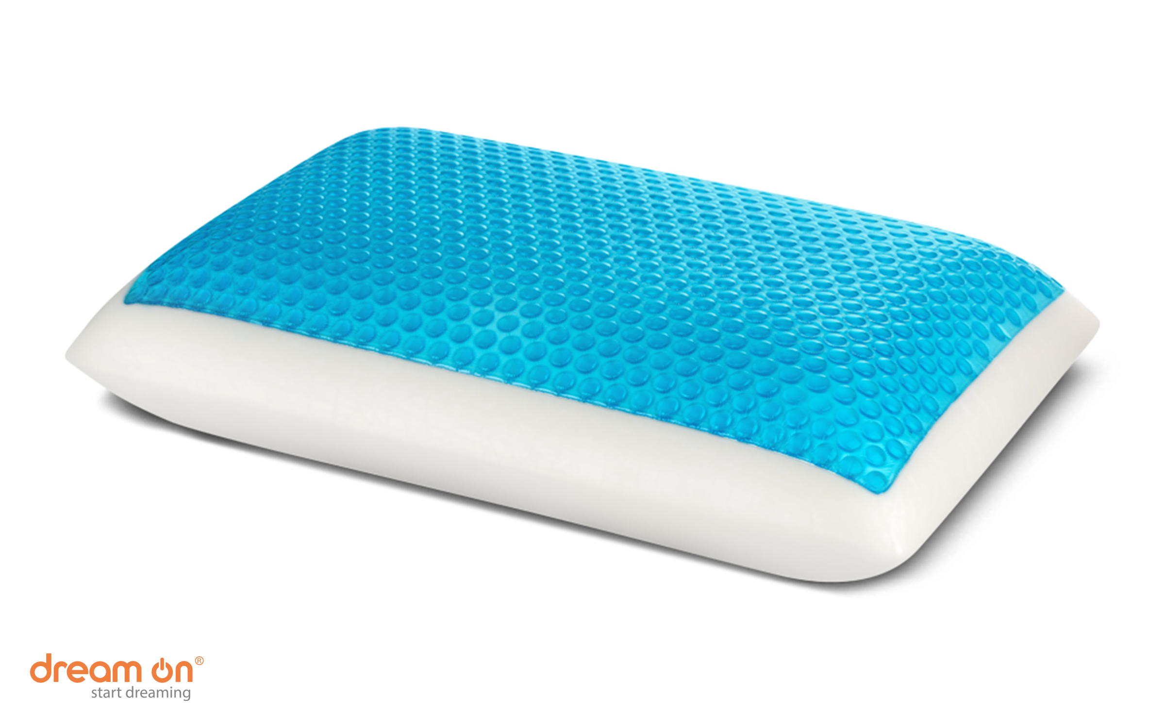 Pillow 59/39 Gel Queen, white  2