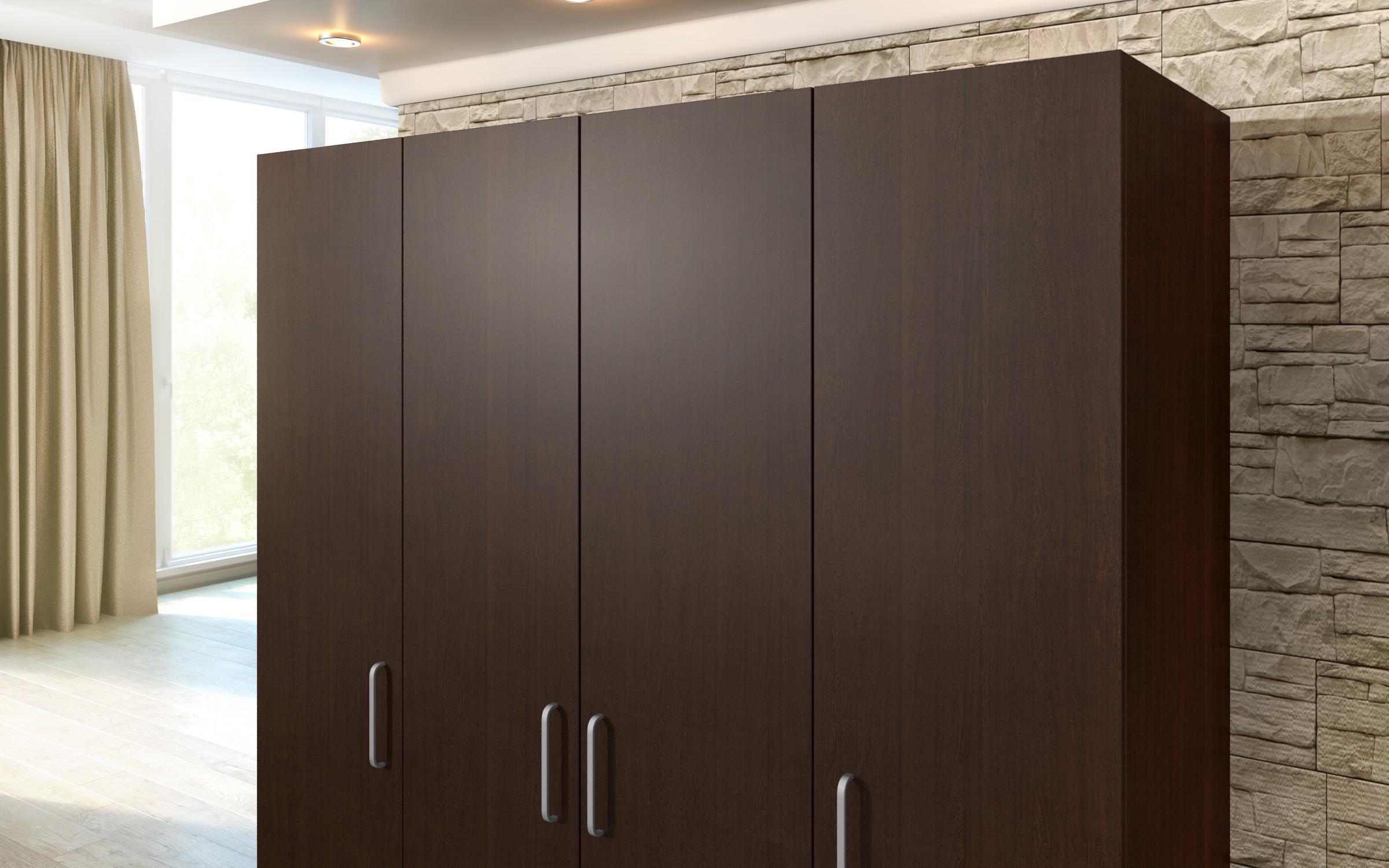 Four-winged wardrobe Moon, Wenge  4