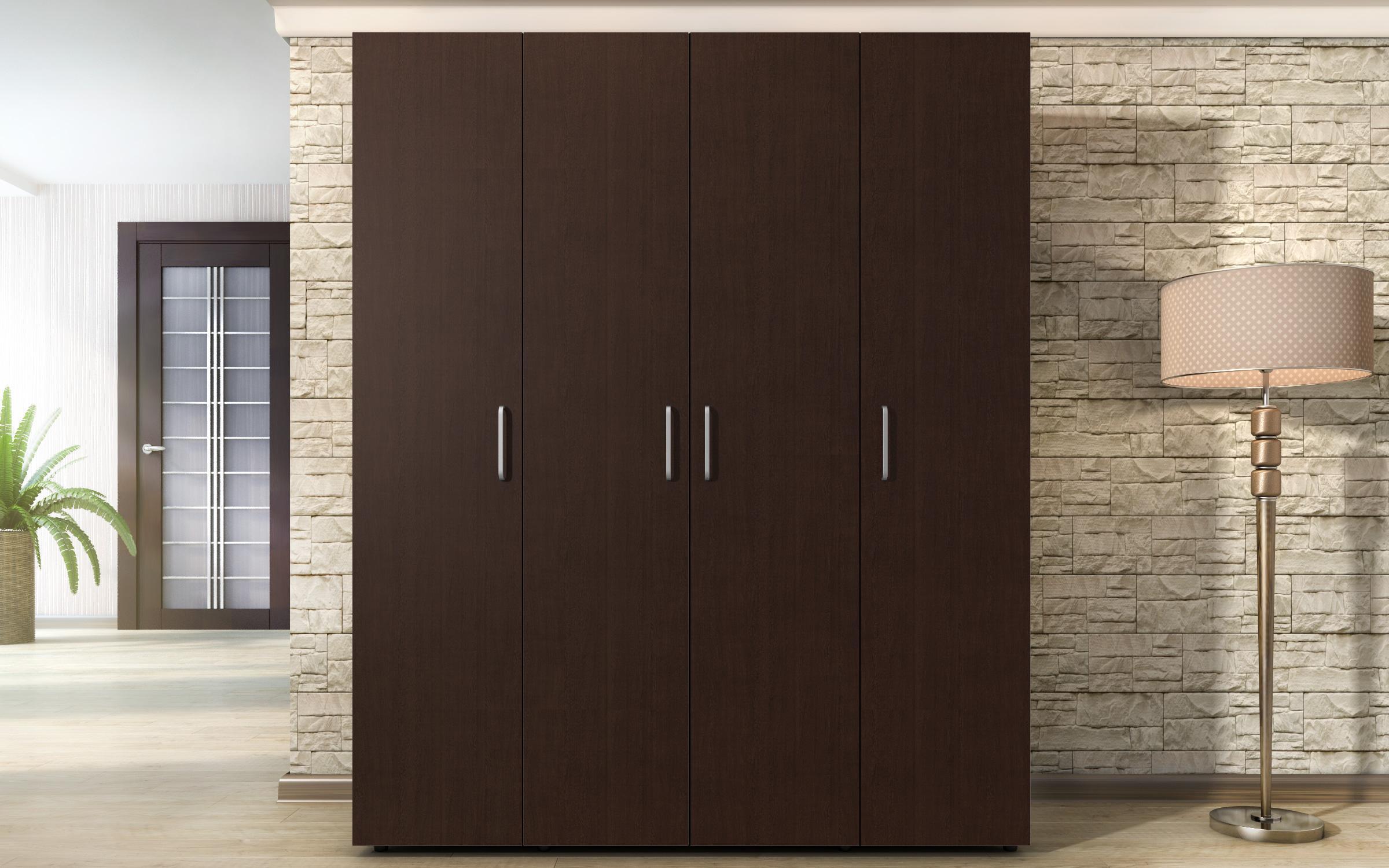 Four-winged wardrobe Moon, Wenge  3