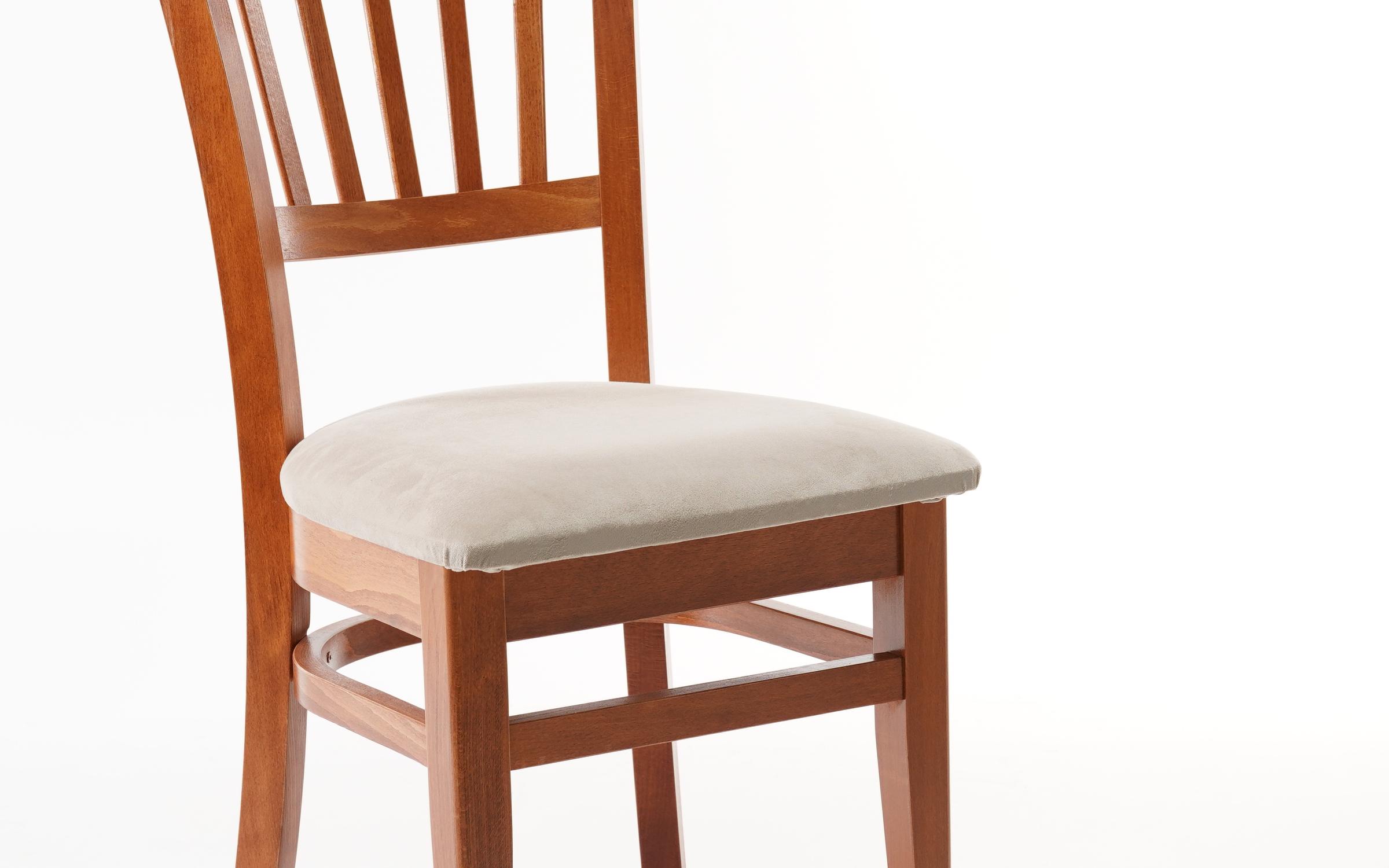 Dining chair Amaro, cherry with beige seat  3