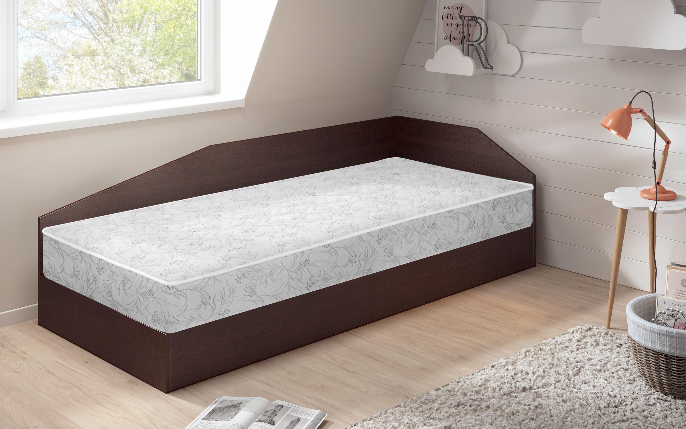 Bed Ralitsa with mechanism for mattress 90/200, Wenge  2