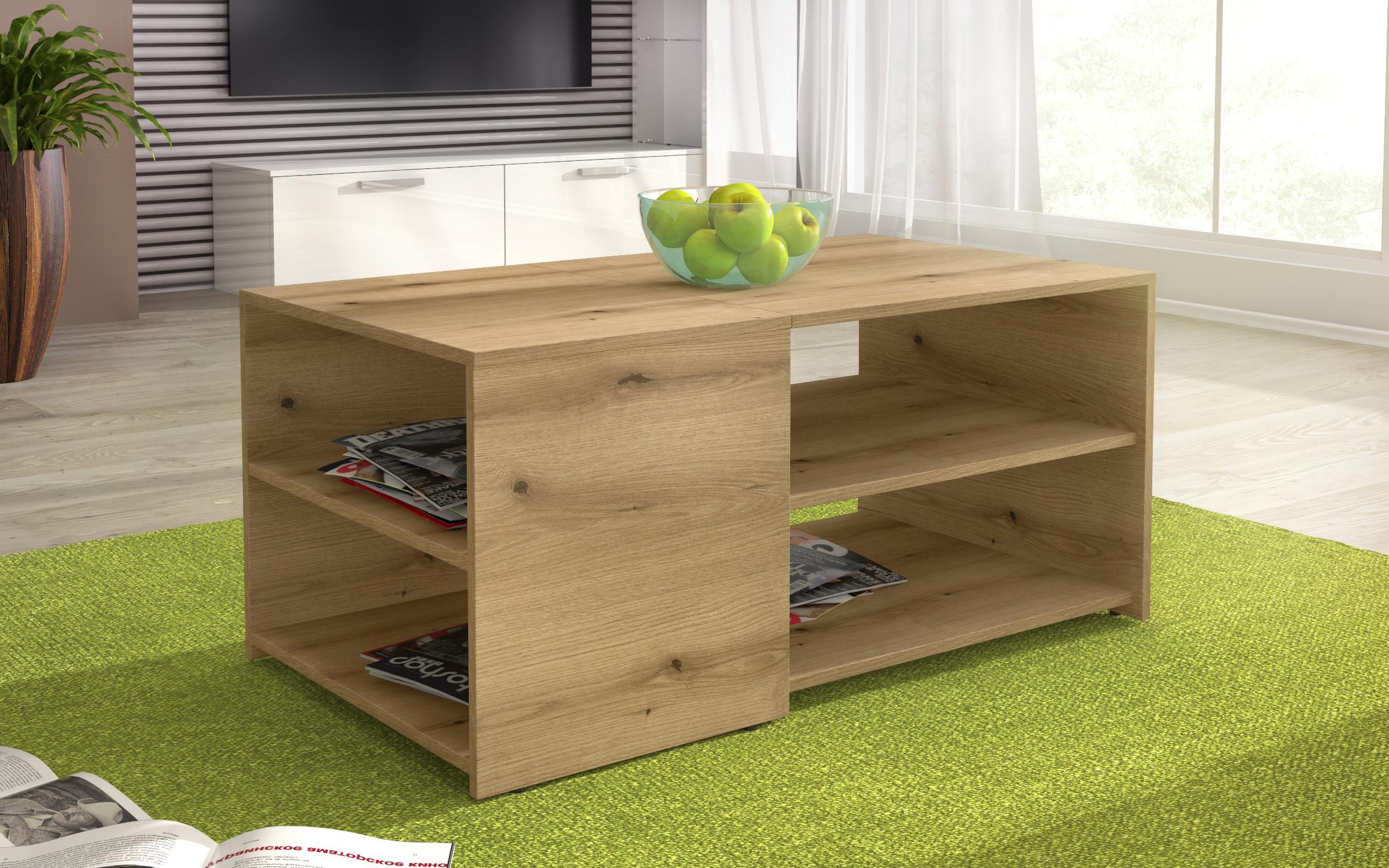 Coffee table Polin, Evoke oak  1