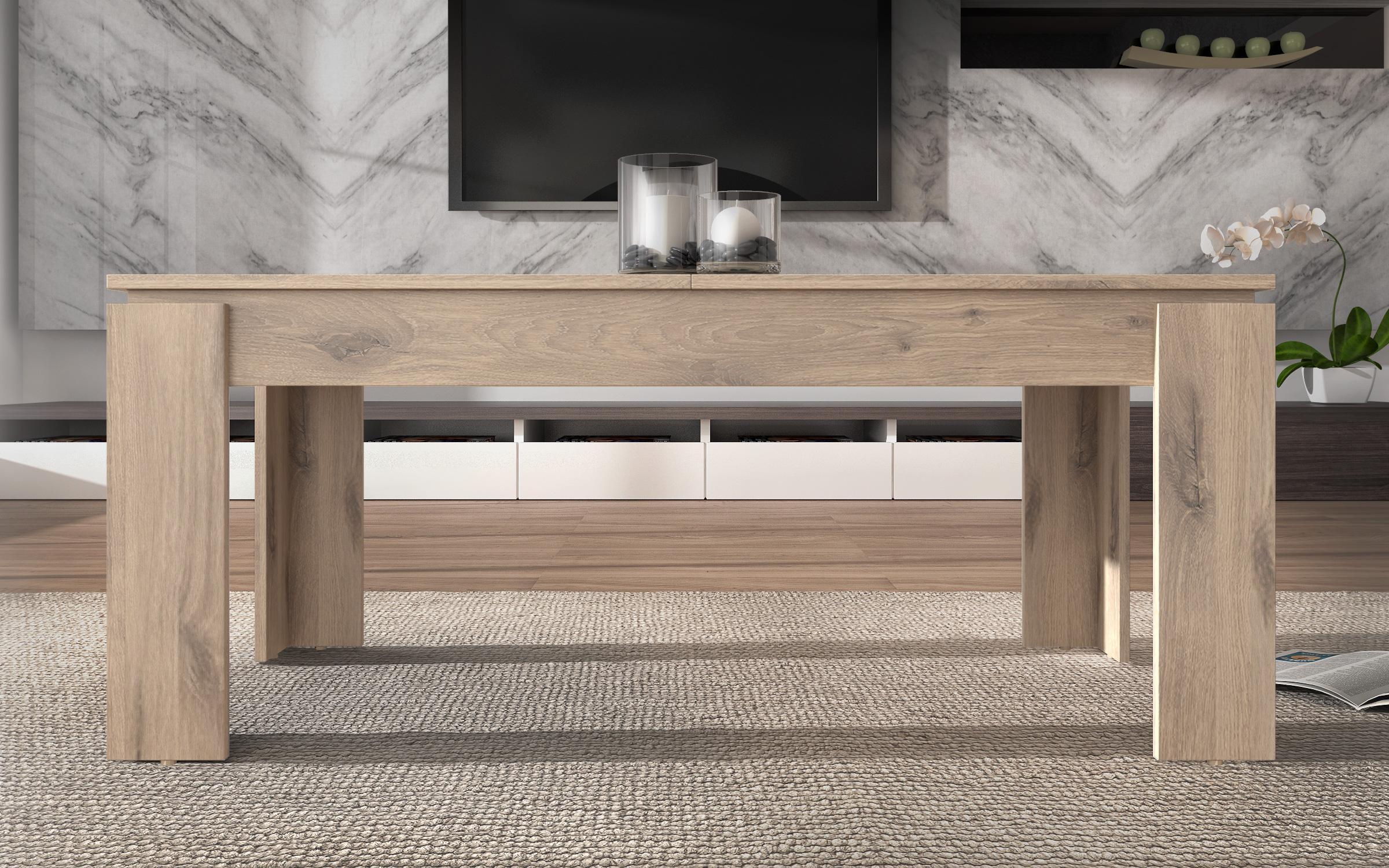 Coffee table /extendable/ Vitara, light Scandinavian oak  3