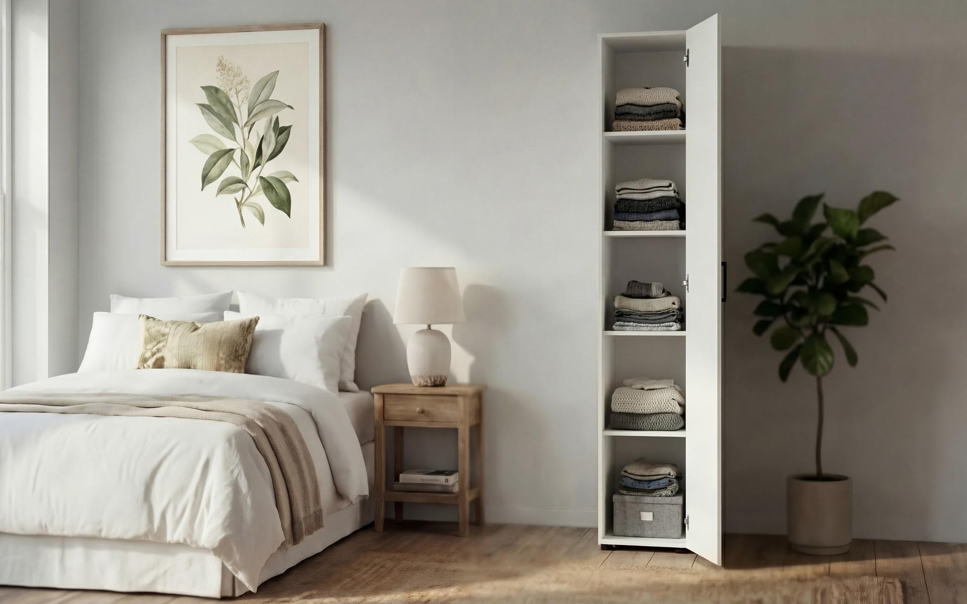 Wardrobe with shelves Massimo Compact 2, Wenge  3