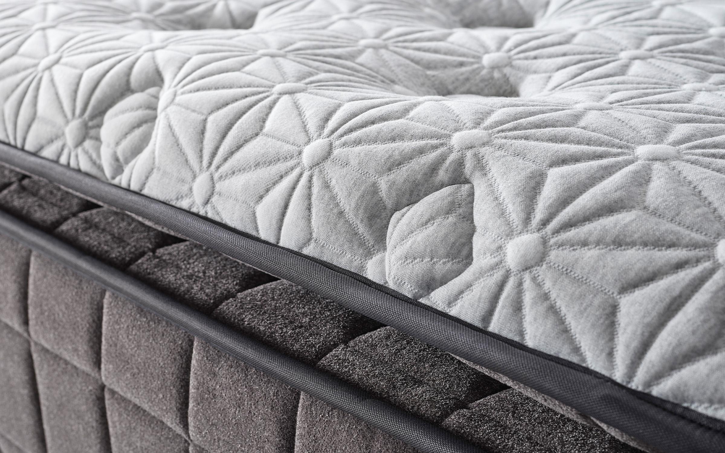 Double bed Box Spring 160/200 Velira + mattress, grey  10