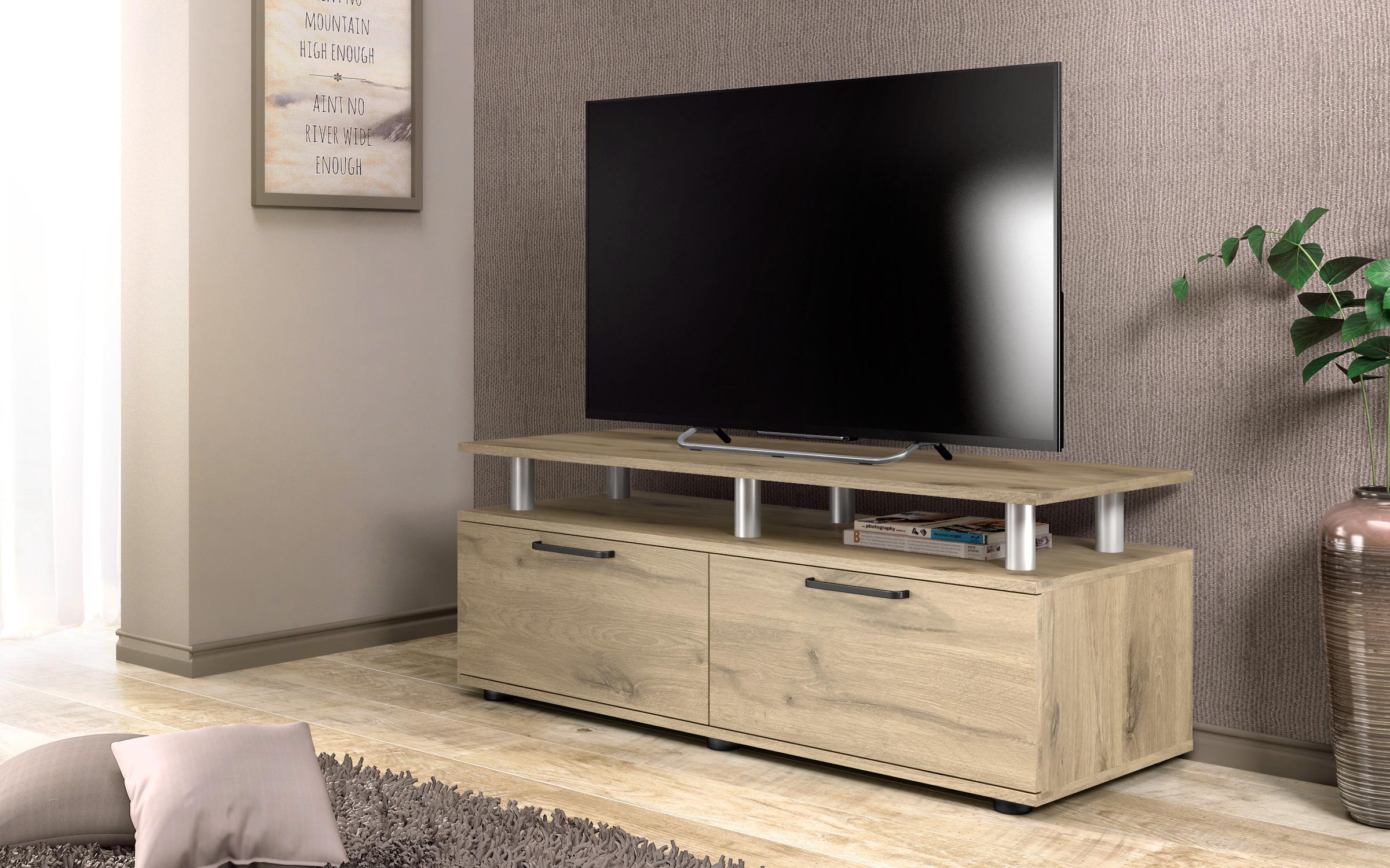 TV cabinet Extravaganza, light Scandinavian oak  1