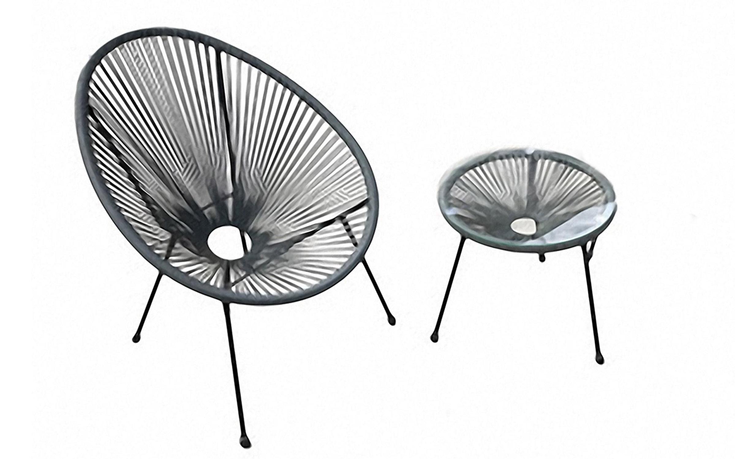 Sample Garden set, grey  1