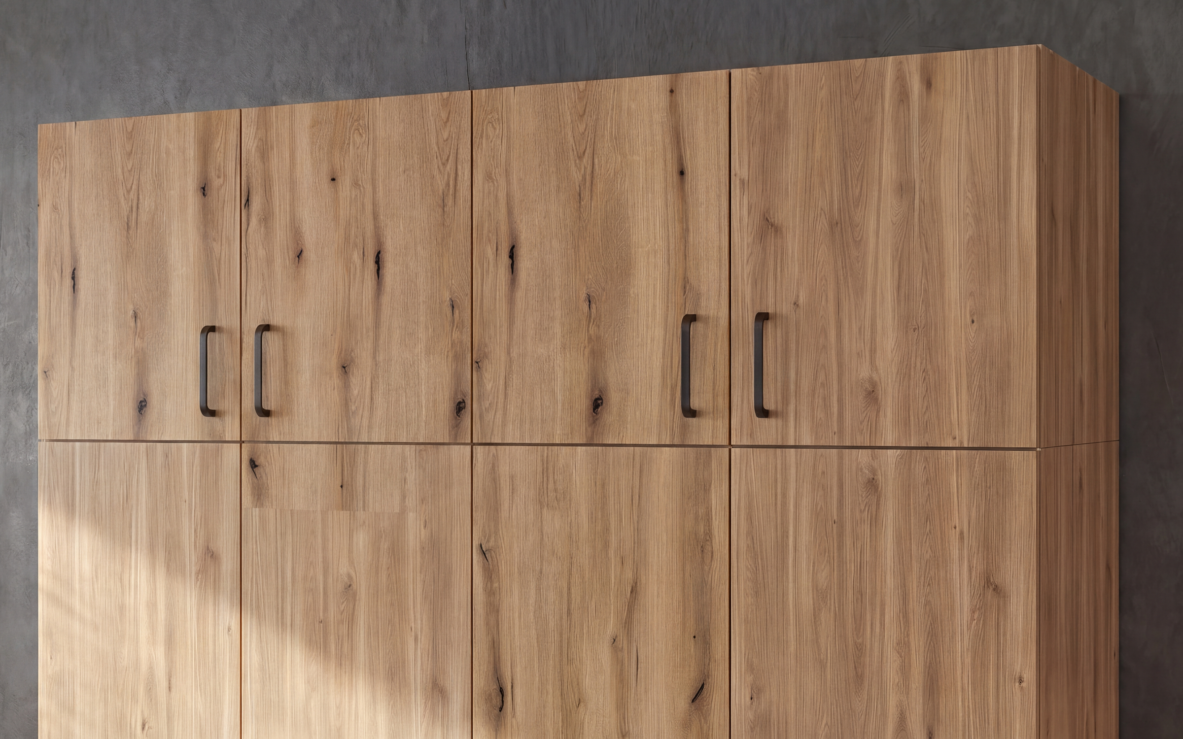 Upgrade for four-winged wardrobe Bruno and Massimo, Evoke oak  3