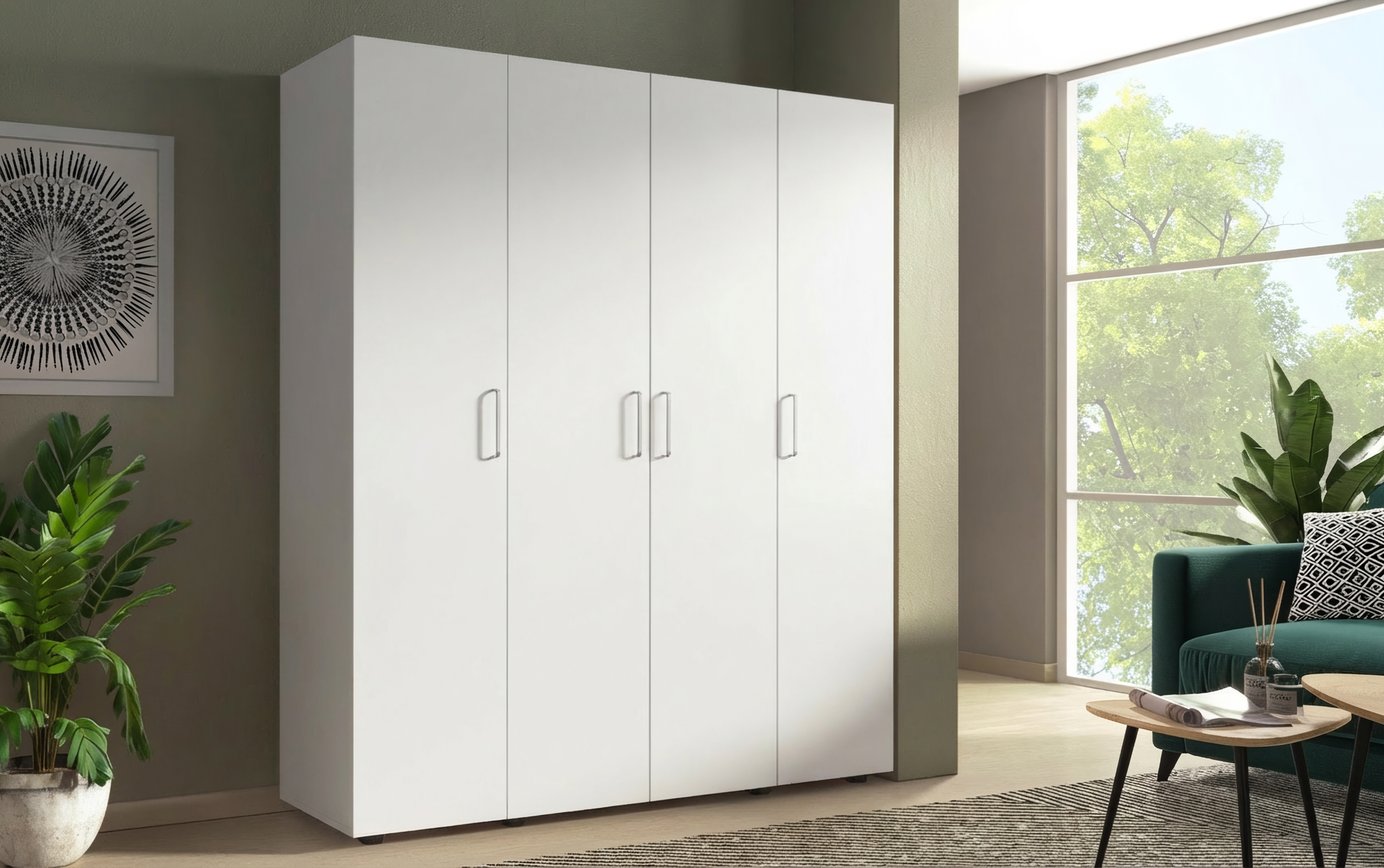 Four-winged wardrobe Moon, white  1