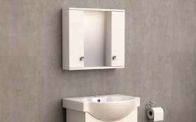PVC mirror bathroom cabinet ICMC1034-60 thumb