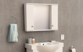 PVC mirror bathroom cabinet ICMC1043-70 thumb