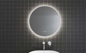 1855-80W Bathroom mirror with LED lights thumb