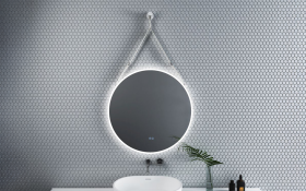 1909WHITE Bathroom mirror with LED lights thumb