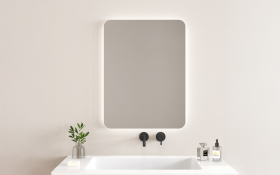 1945-50 Bathroom mirror with LED lights thumb