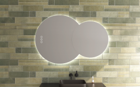 1954 Bathroom mirror with LED lights thumb