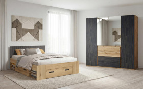 Bedroom furniture set for mattress 160/200 Navara thumb