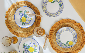 Dessert plates 4 parts Tuscan Summer thumb