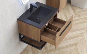 PVC bathroom cabinet with sink ICP6050-039 Simon thumb