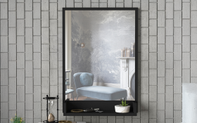 Mirror with shelf Costa thumb