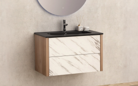 PVC bathroom cabinet with sink ICP8050MB thumb