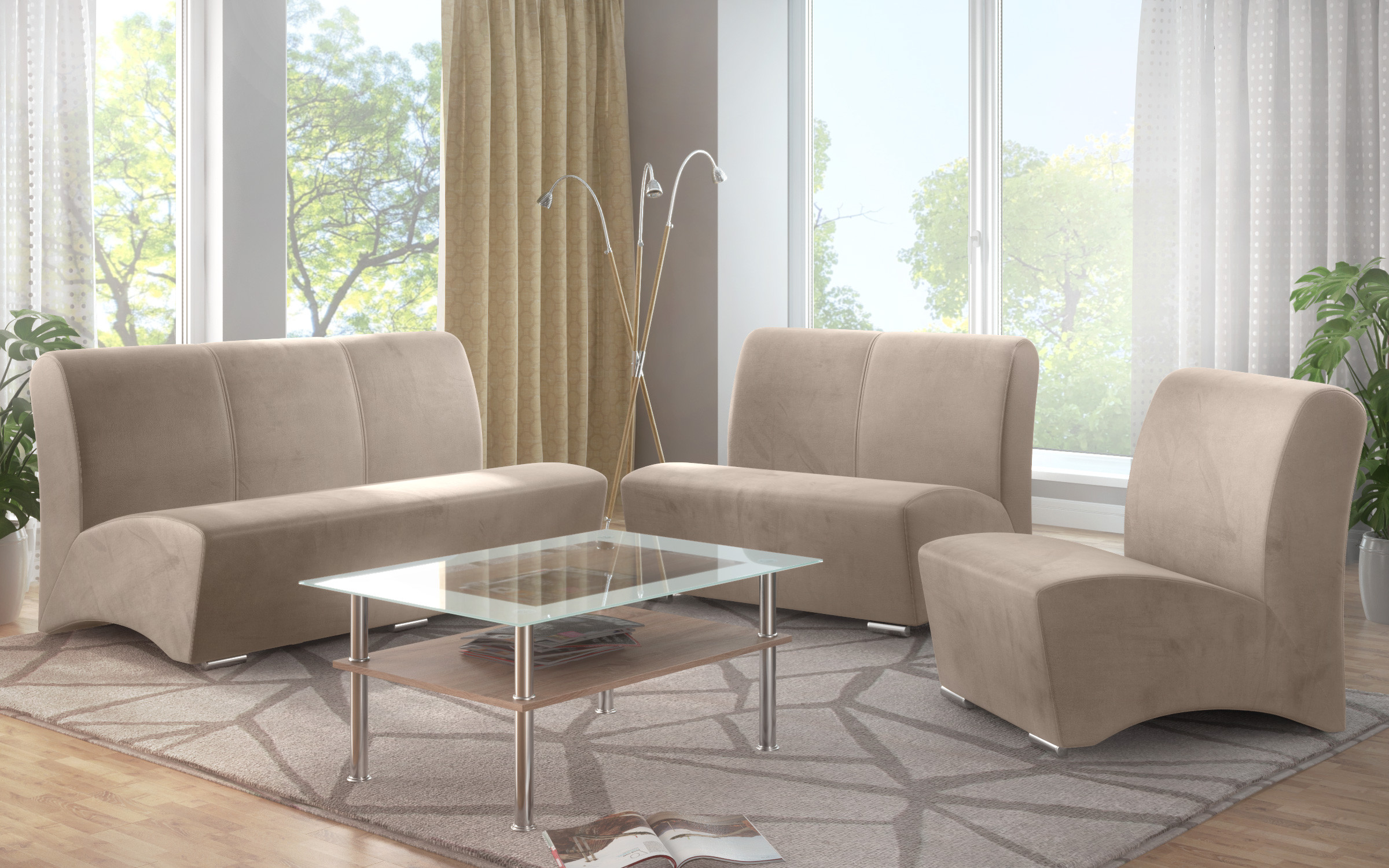 Two-seater sofa Arturo II thumb