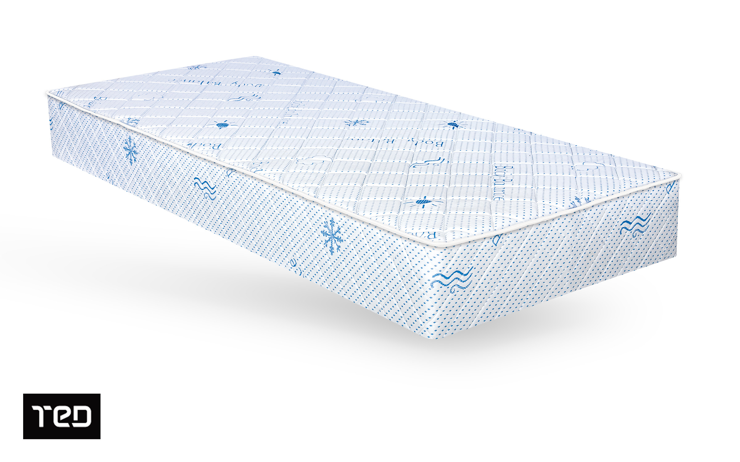 Mattress 120/200 cm, one-sided, profiled Body Care polyurethane foam, memory foam, height 22 cm, 2-year warranty, firmness: firm Body Balance thumb