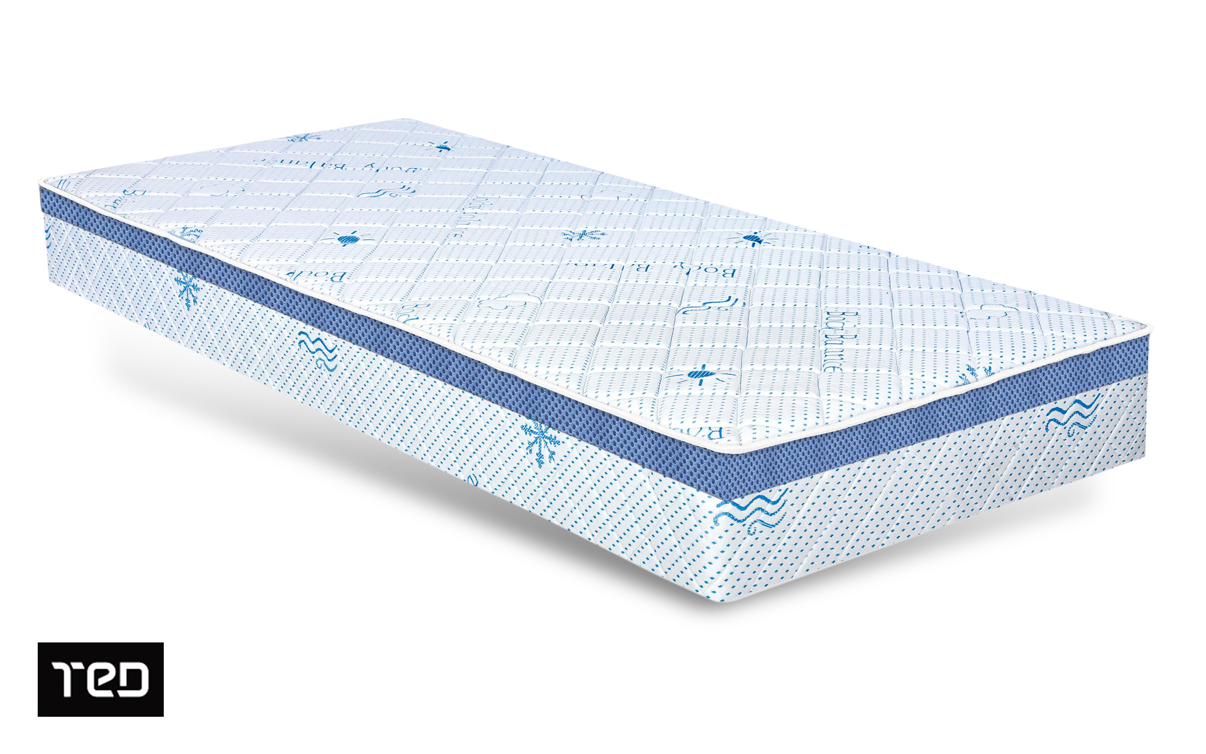 Mattress 82/190, one-sided, 7-zone multipocket system, Cool Gel memory, height 22 cm, 5-year warranty, firmness - medium firm Cool Gel Memory Body Balance thumb