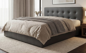 Upholstered double bed for mattress 160/200 Destiva thumb