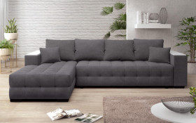 Extendable corner sofa with shelf armrest Melvin Spring thumb