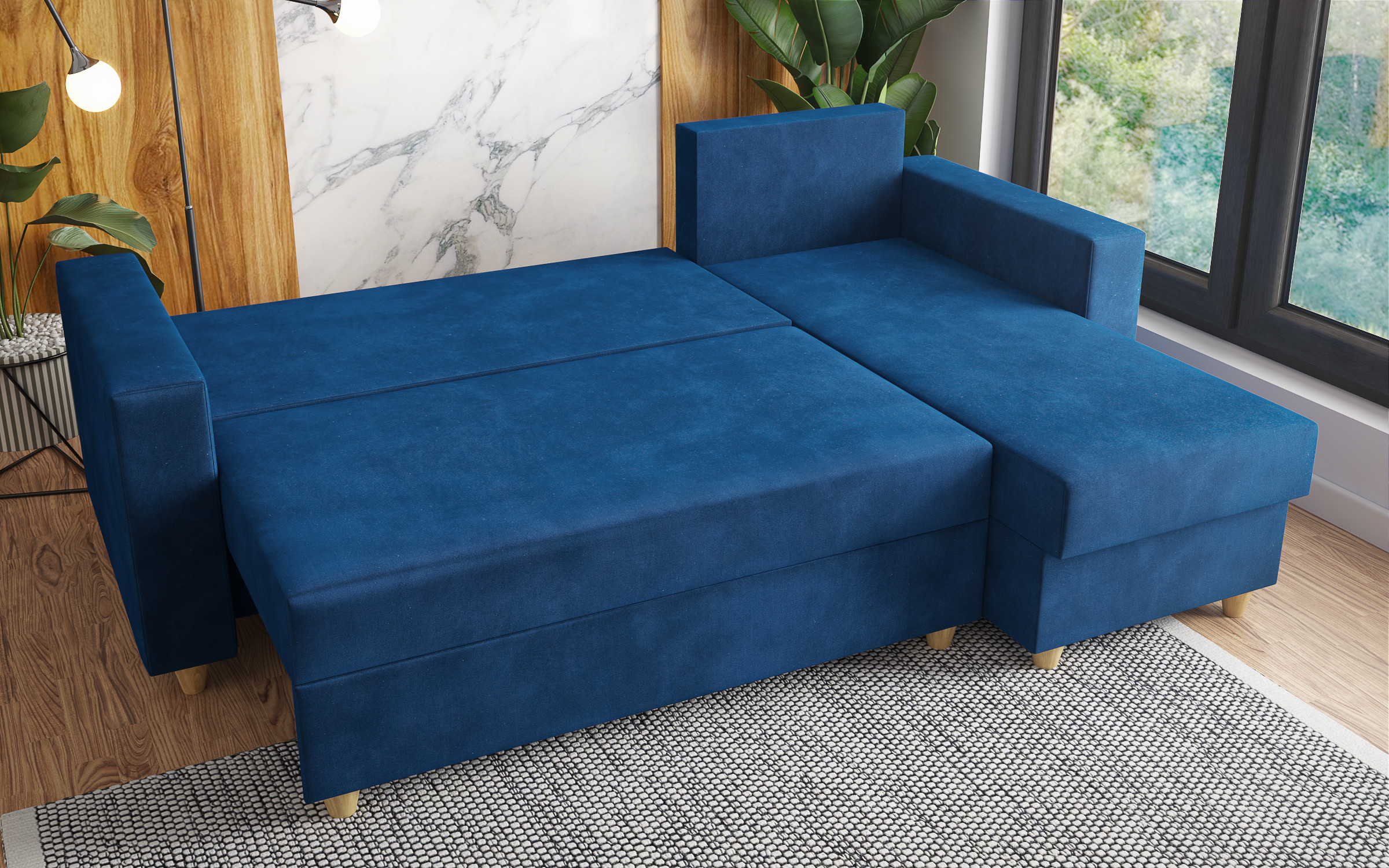 Extendable corner sofa Fabiola thumb