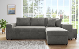 Extendable corner sofa + 2 ottomans Arden thumb