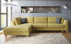 Extendable corner sofa Bologna thumb