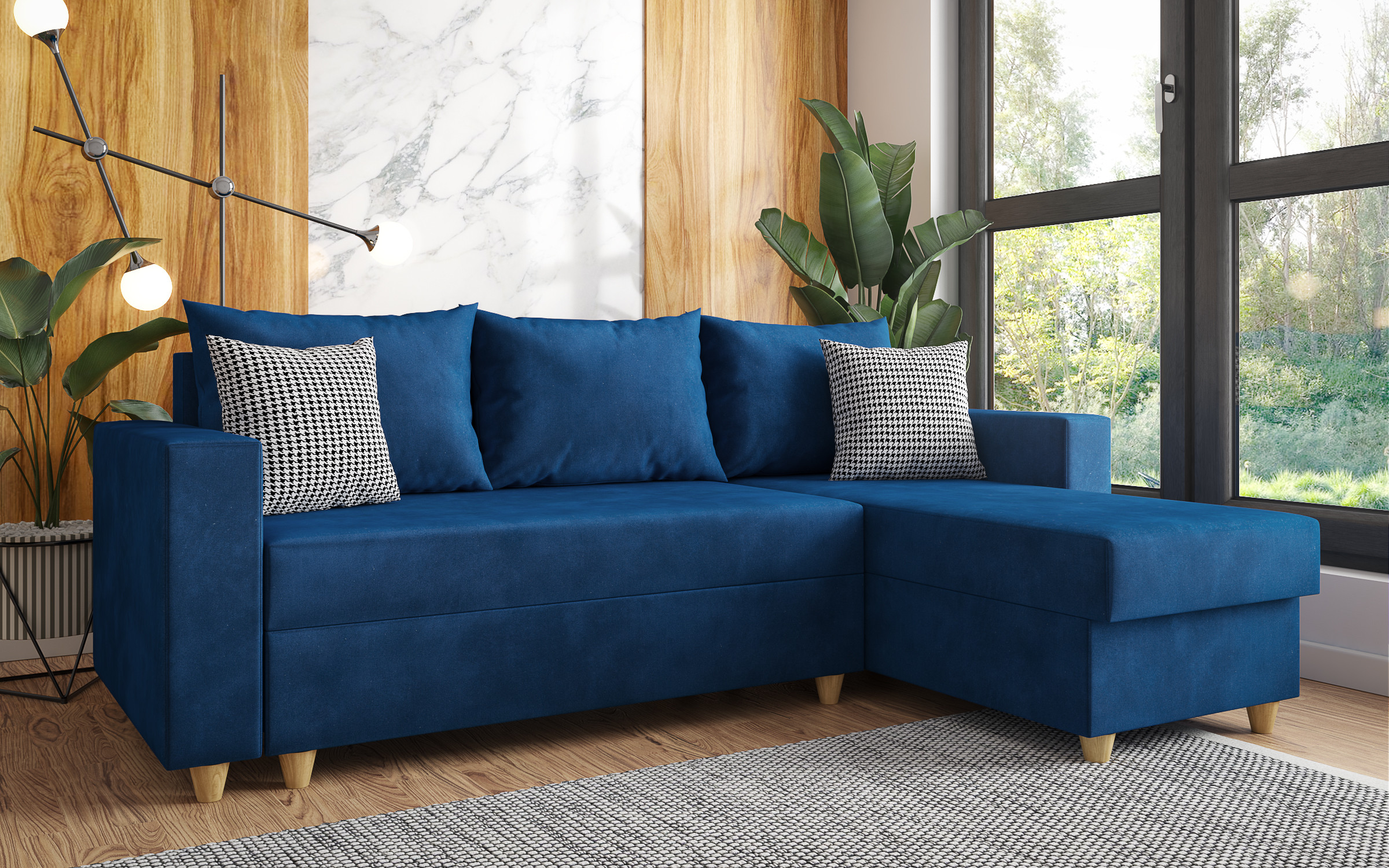 Extendable corner sofa Fabiola thumb
