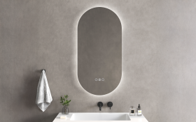 1955-50 Bathroom mirror with LED lights thumb
