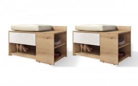 Set of 2 shoe cabinets Inex thumb