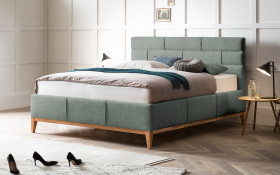 Upholstered double bed Persie thumb